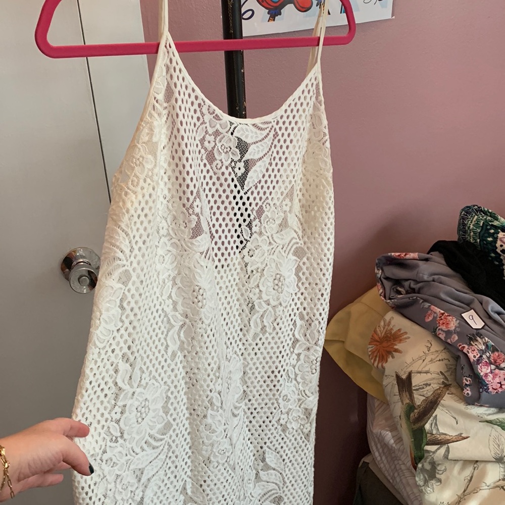 Beach maxi lace dress